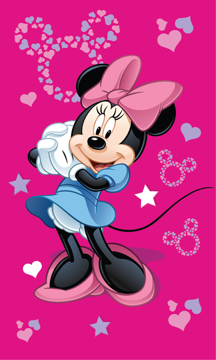 Minnie "Pink 05" hand towel image 1