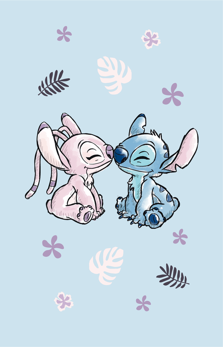 Lilo and Stitch "Light blue" hand towel image 1