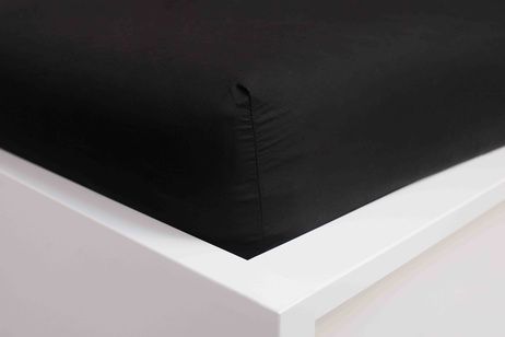 Bed sheet microfiber black 90x200 cm image 2