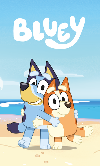 Bluey fleece blanket image 1