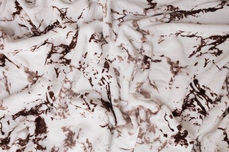 Bed sheet microflanel Marble brown 90x200 cm image 3