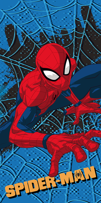 Spider-man "Blue 05" beach towel image 1